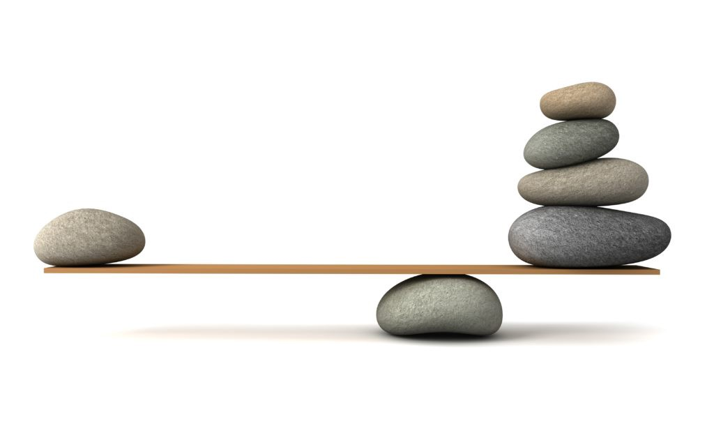 Stock image of stones balancing